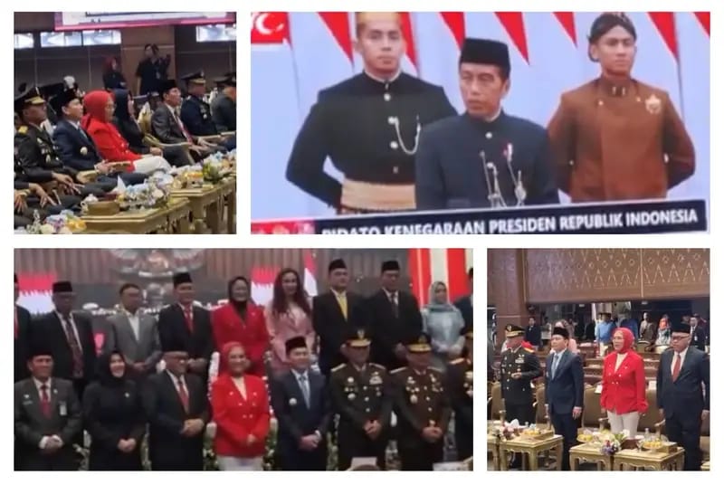 Sidang Paripurna DPRD Sumsel Dengarkan Pidato Kenegaraan Presiden Pada HUT RI ke 79