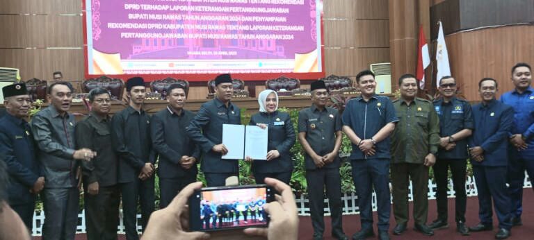 Paripurna DPRD Berikan Rekomendasi LKPJ Bupati Musi Rawas 2024