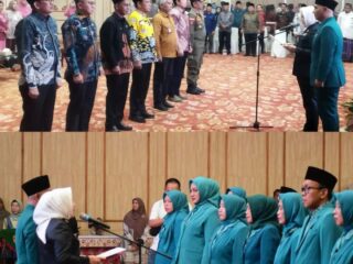 Bupati Musi Rawas Lantik Pengurus PKK, GOW dan Posyandu: Perempuan Garda Terdepan Pembangunan Daerah